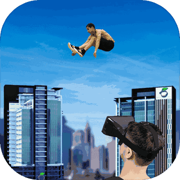 屋顶滑道跳跃VR