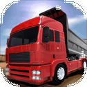 重型运输货物的卡车司机模拟器