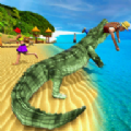 饥饿的鳄鱼模拟游戏