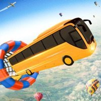 巴士模拟器巨型坡道特技游戏