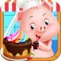 小猪猪彩虹蛋糕